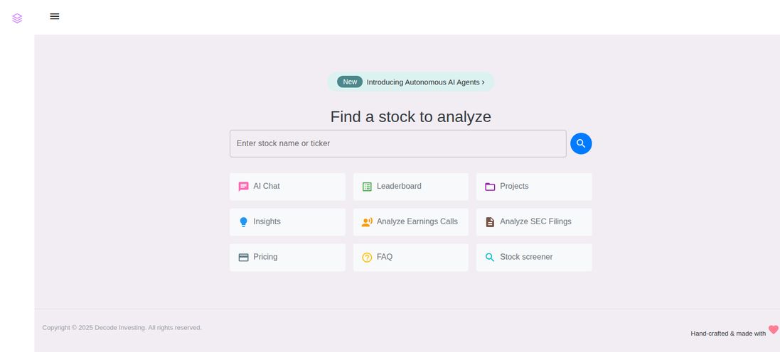Decode Investing