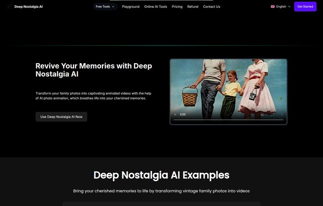 Deep Nostalgia AI