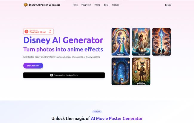 Disney AI Poster