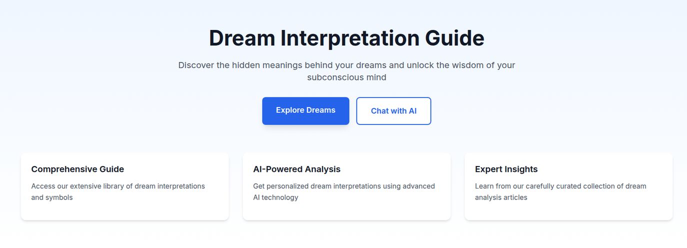Dream Interpreter