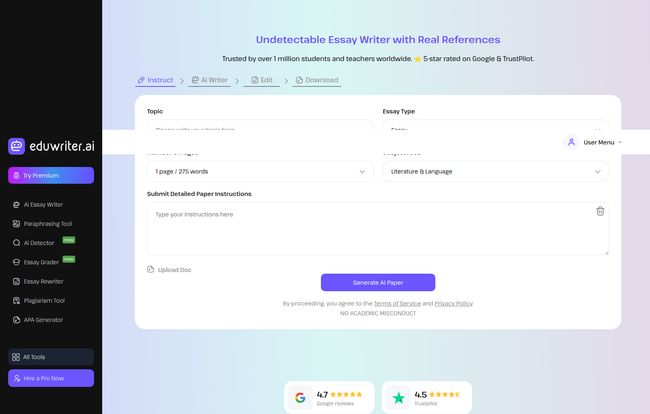 EduWriter AI