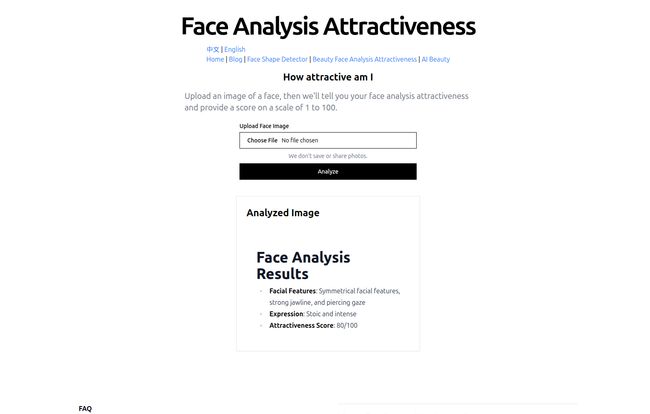 Face Analysis Attractiveness