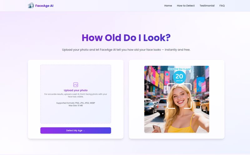 FaceAge AI