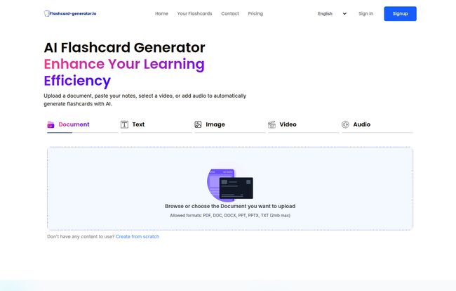 Flashcard Generator