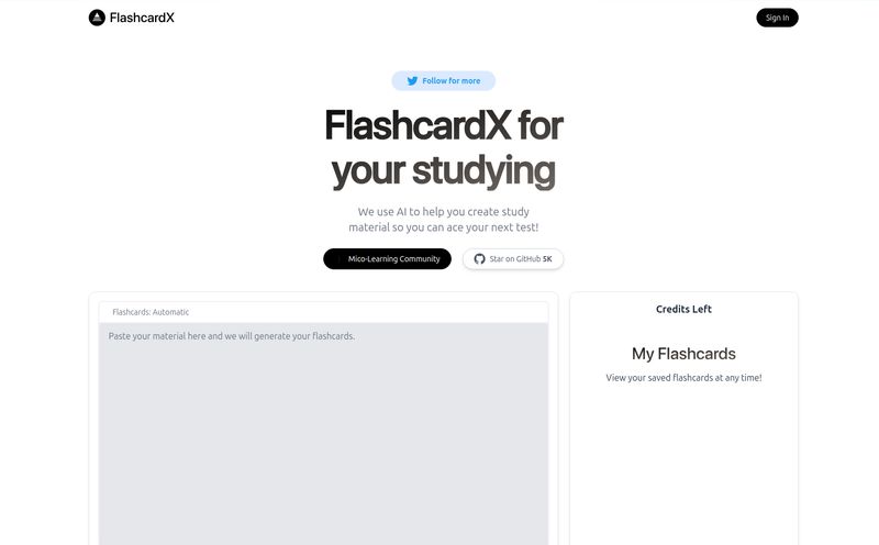 FlashcardX