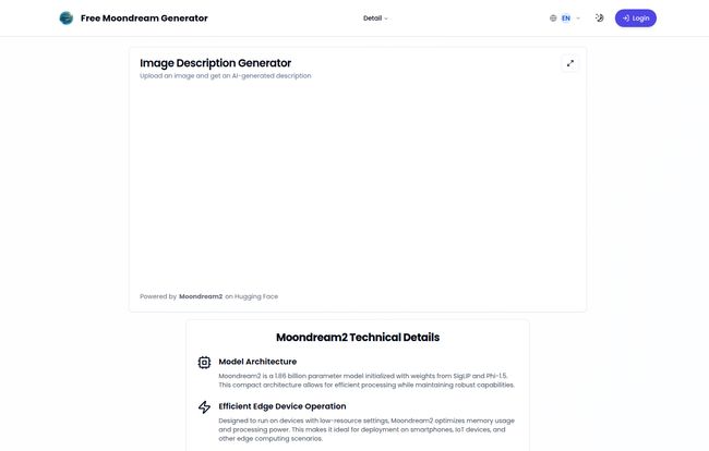 Free Moondream Generator