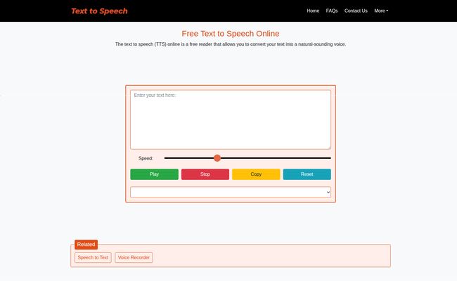 Free Text to Speech Online