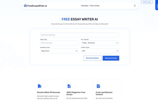 FreeEssayWriter.ai