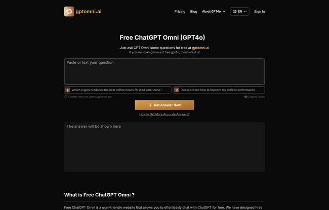 GPT Omni