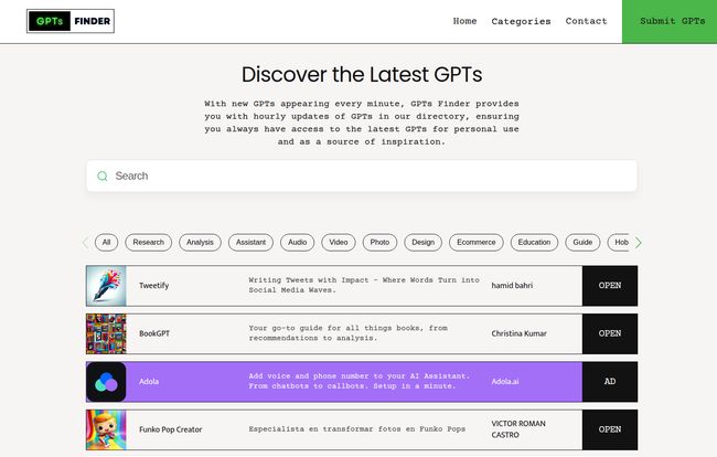 GPTs Finder