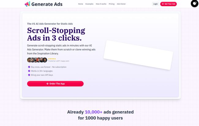 Generate Ads AI