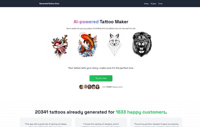 GenerateTattoo.com