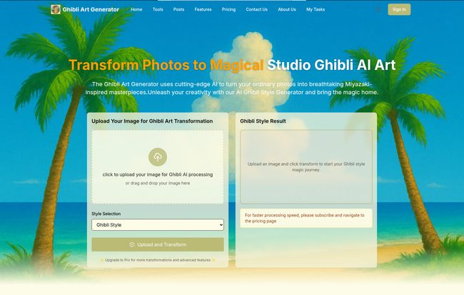 Ghibli Art Generator