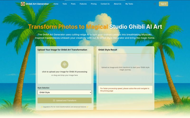 Ghibli Art Generator