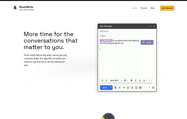 Ghostwrite: AI Email Writing Assistant