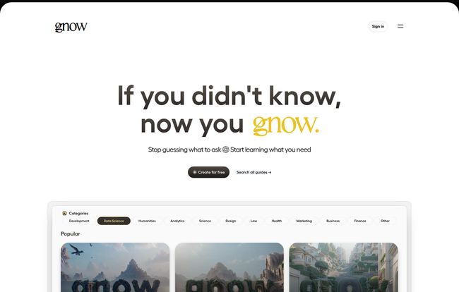 Gnow