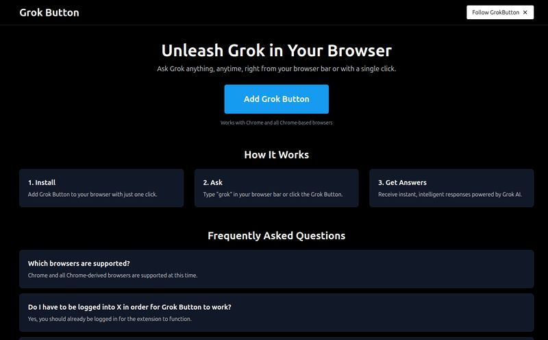 Grok Button