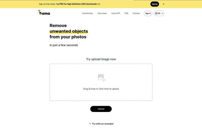 HAMA | AI Object remover, Image Eraser
