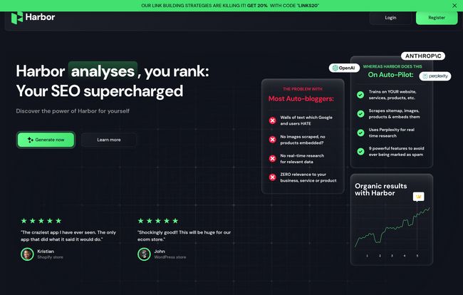 Harbor AI SEO Content Generator