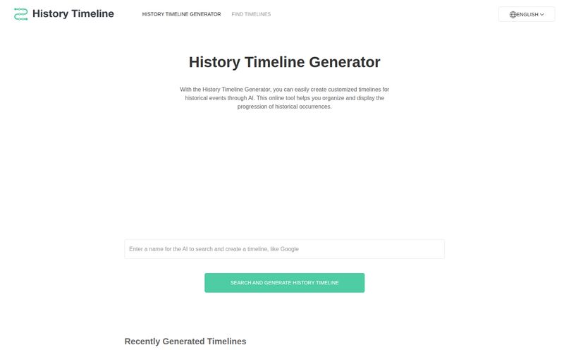 History Timeline Generator