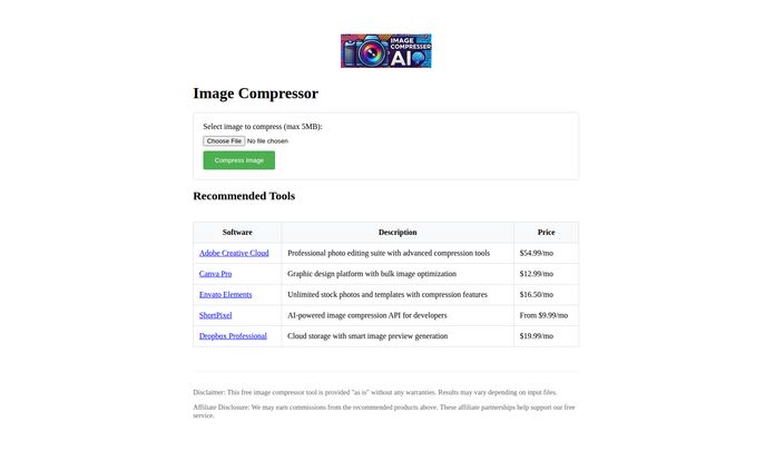 Image Compressor AI