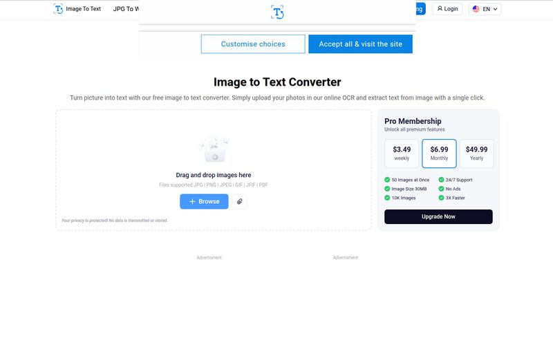 Image to Text converter