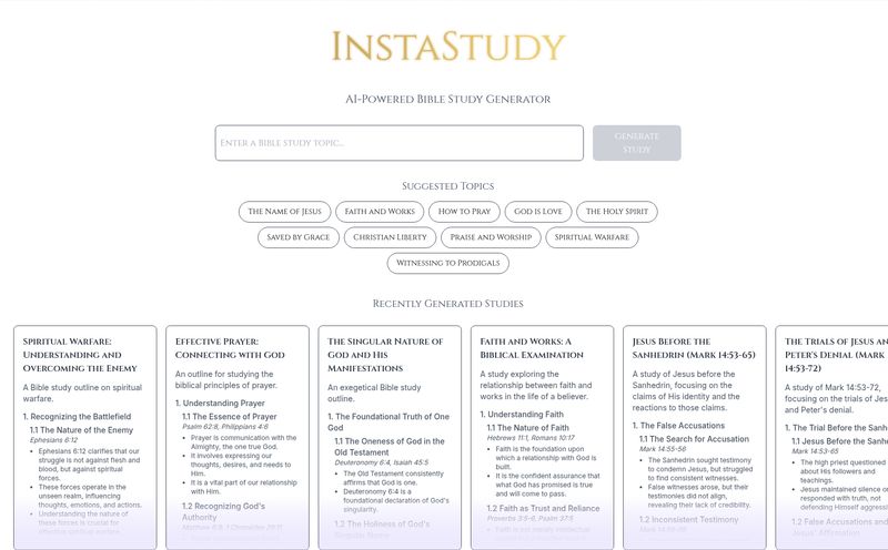 InstaStudy