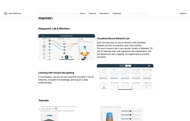 Interactive Tutorials on Neural Networks and Deep Learning