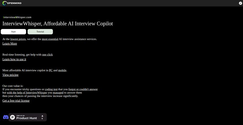 InterviewWhisper