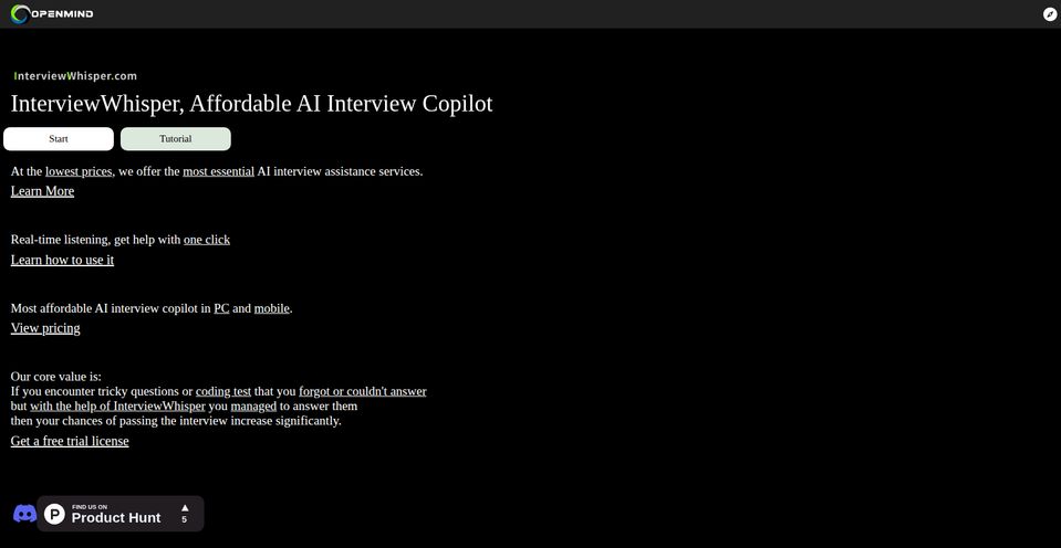 InterviewWhisper