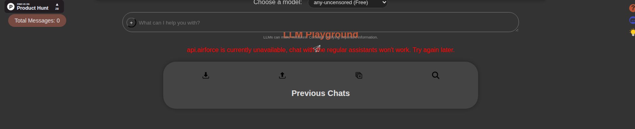 LLMPlayground