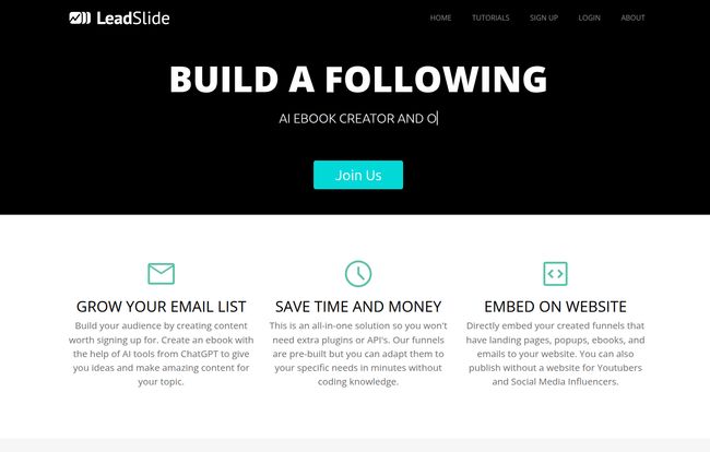Leadslide AI Ebook Creator