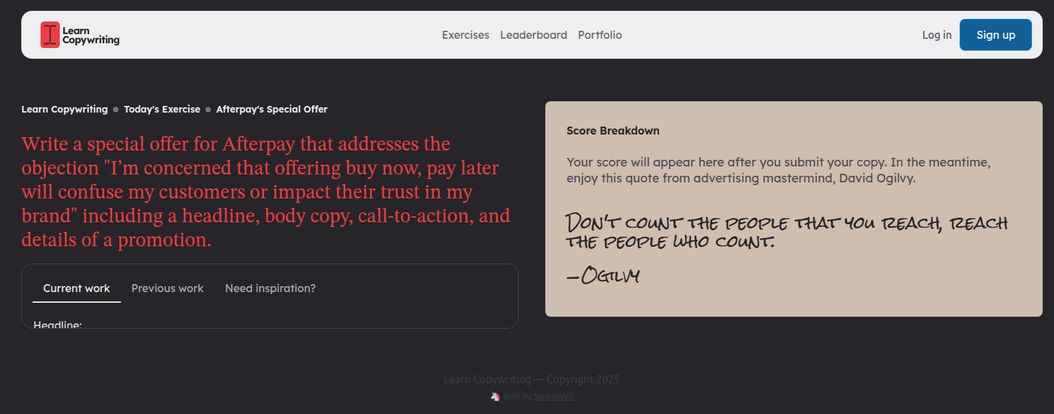 Learn Copywriting