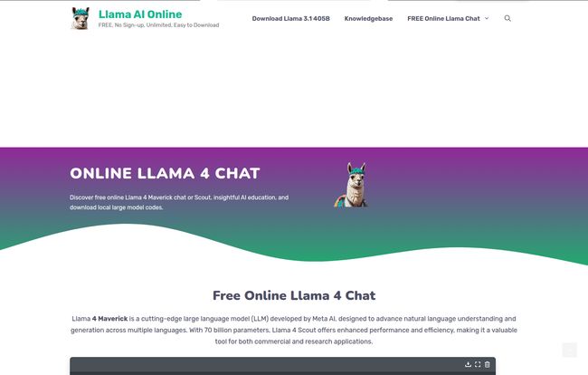 Llama AI Online