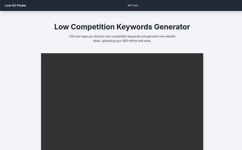 LowKDFinder