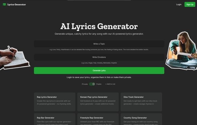 LyricsGenerator.com