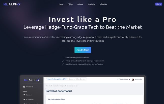 ML Alpha