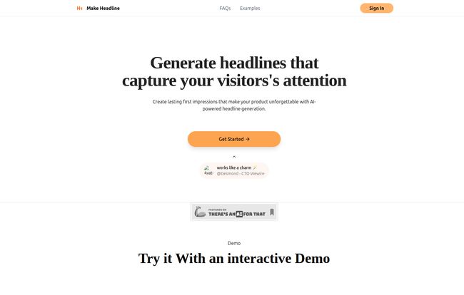 Make Headline