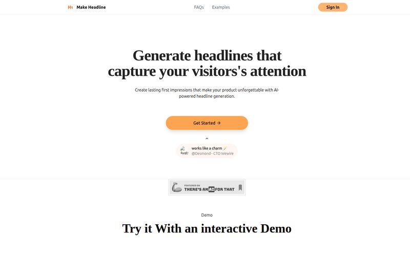 Make Headline