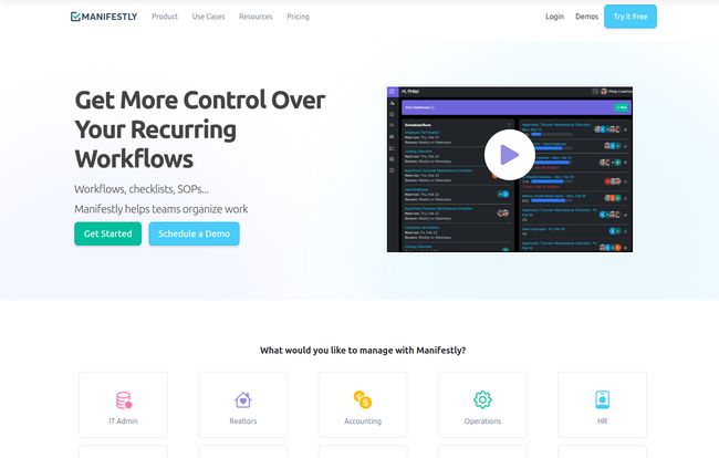 Manifestly Checklists