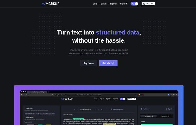 Markup