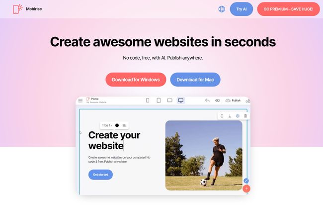 Mobirise AI Website Builder