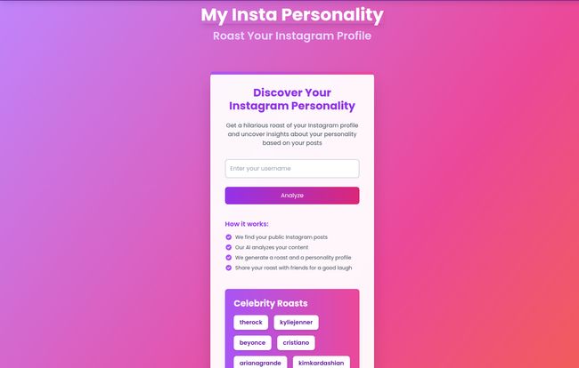 My Insta Personality