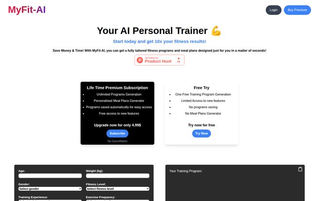 MyFit AI