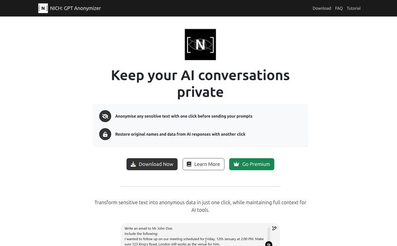 NICH: GPT Anonymizer