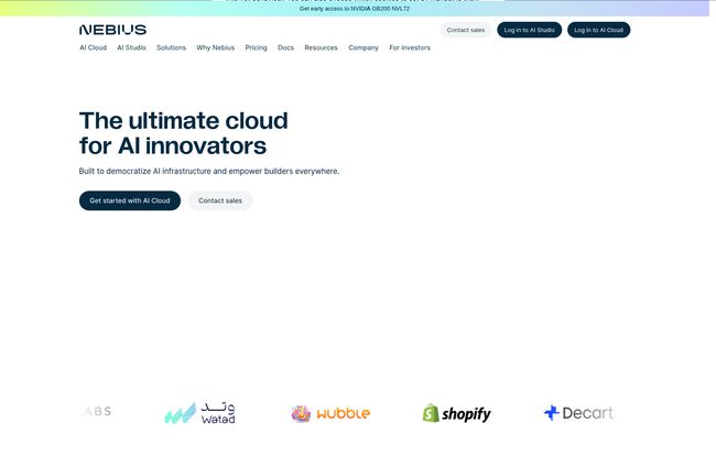 Nebius AI Cloud