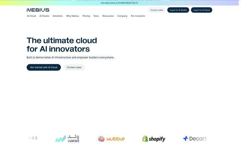Nebius AI Cloud