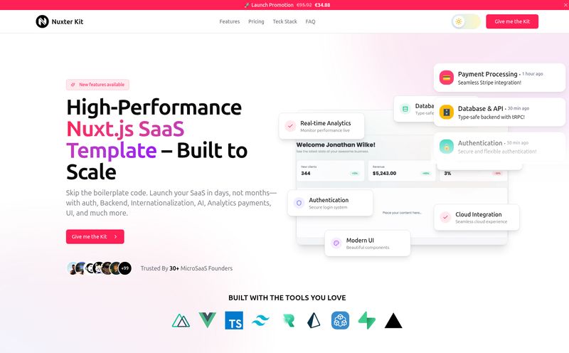 NuxtSaaS - Nuxt.js SaaS Starter Kit