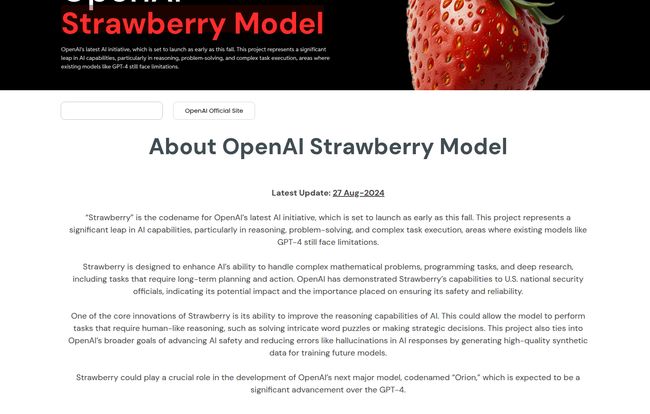 OpenAI Strawberry