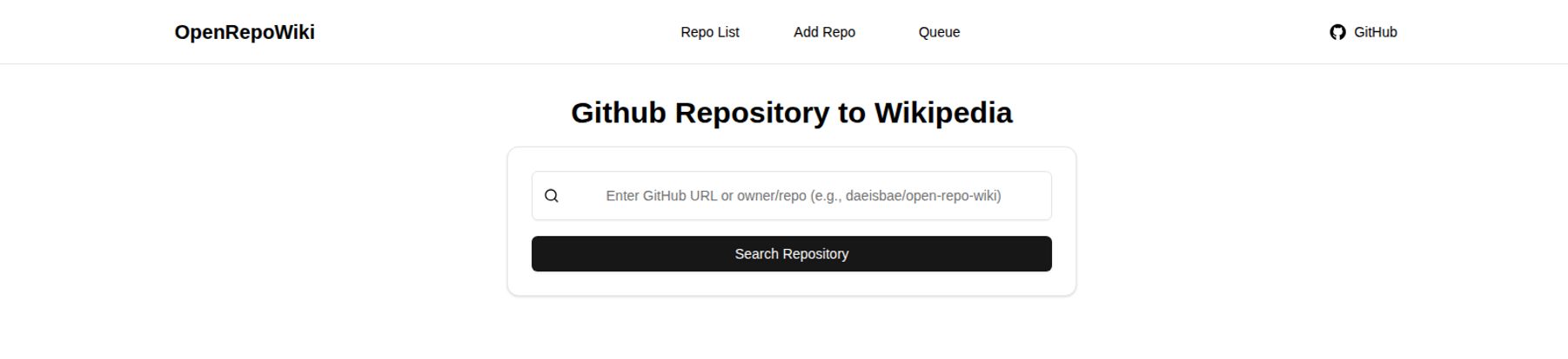 OpenRepoWiki